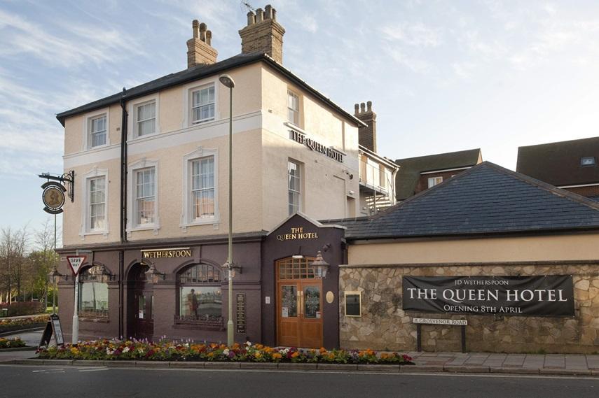 The Queen Hotel Wetherspoon Aldershot Exteriér fotografie